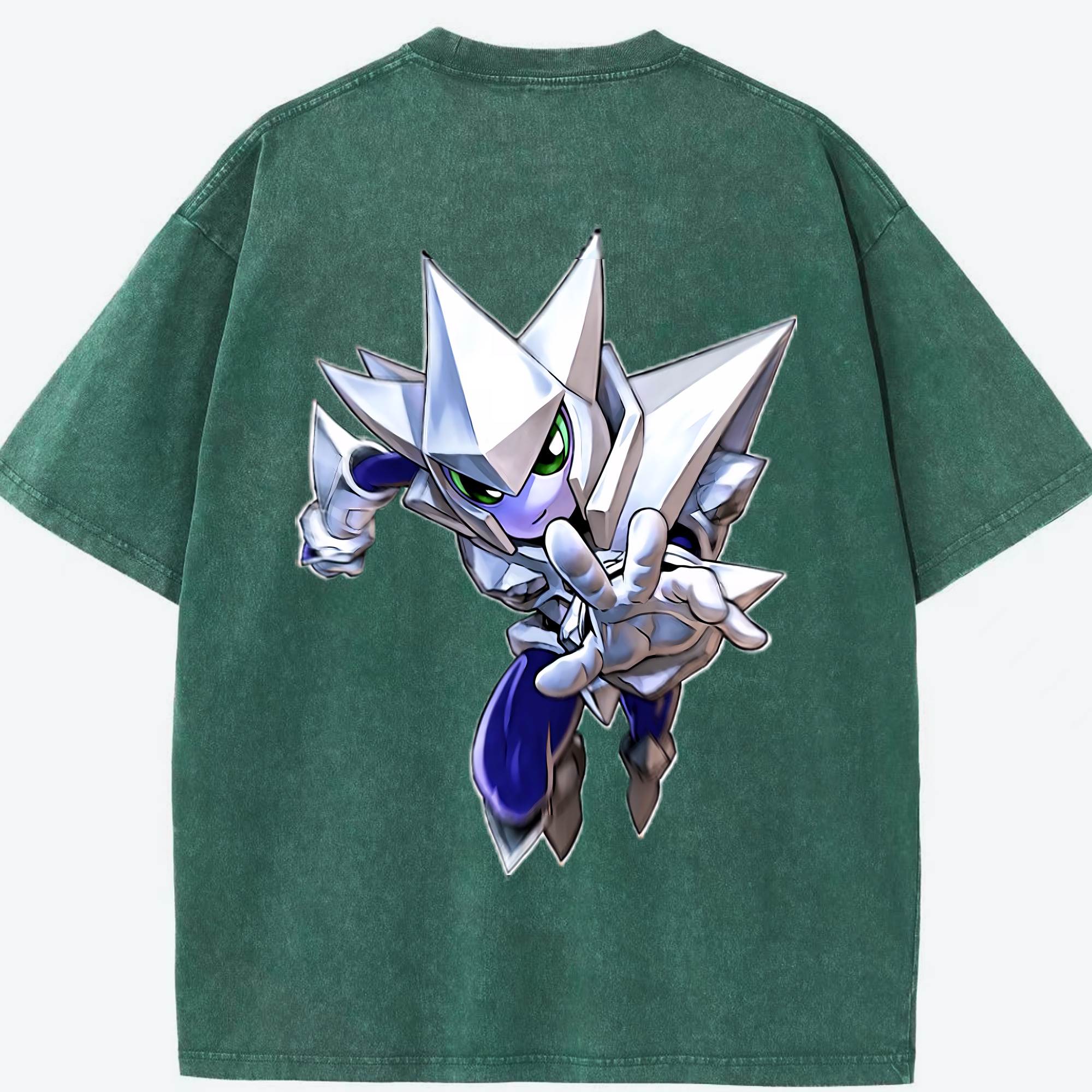 （画像用） 遊☆戯☆王 Yu-Gi-Oh! 綿100% ヴィンテージ風 半袖Tシャツ（背面プリント）